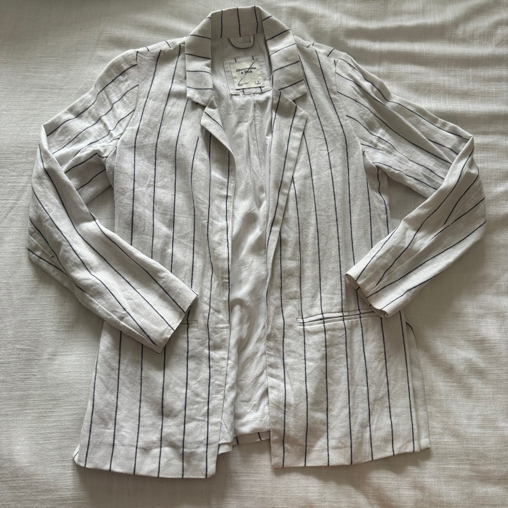 Abercrombie Striped Blazer